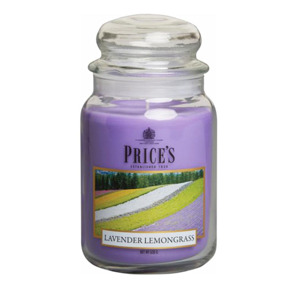 Price's Lavender & Lemongrass Large Jar Candle £14.99